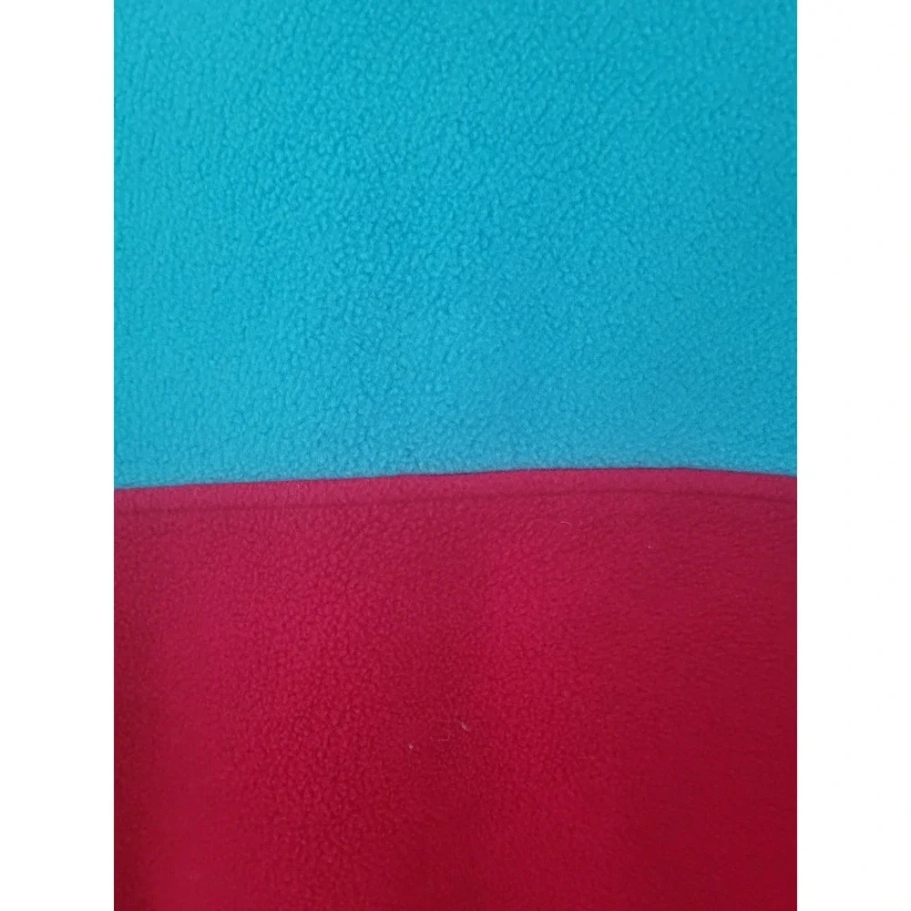 Patagonia Synchilla Snap-T Fleece Pullover Kids XXL 16 Blue Pink Colorblock #2 - Picture 4 of 7